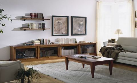 Mueble rústico modular madera maciza