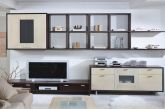 Mueble de salón modular de madera