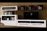 Mueble modular blanco para salón 