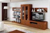 Mueble de salón en madera natural