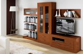 Mueble de salón en madera natural