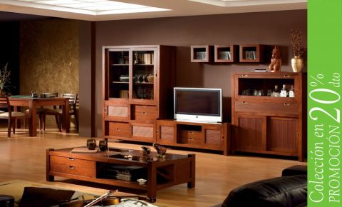 Muebles madera natural Colección Jazz